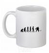 Ceramic mug Evolution Hockey White фото