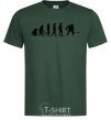 Men's T-Shirt Evolution Hockey bottle-green фото