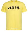 Men's T-Shirt Evolution Hockey cornsilk фото