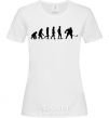 Women's T-shirt Evolution Hockey White фото