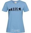 Women's T-shirt Evolution Hockey sky-blue фото