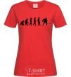 Women's T-shirt Evolution Hockey red фото