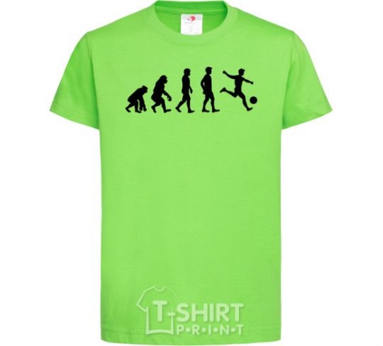 Kids T-shirt Evolution soccer orchid-green фото