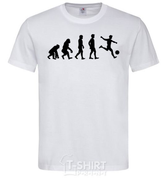 Men's T-Shirt Evolution soccer White фото