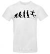 Men's T-Shirt Evolution soccer White фото