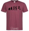 Men's T-Shirt Evolution soccer burgundy фото