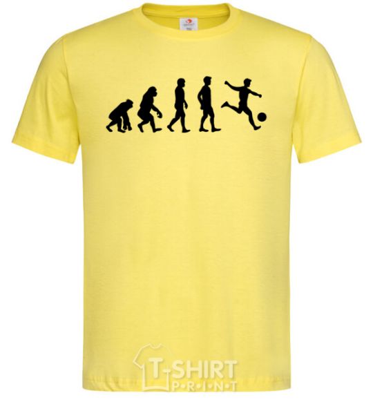 Men's T-Shirt Evolution soccer cornsilk фото