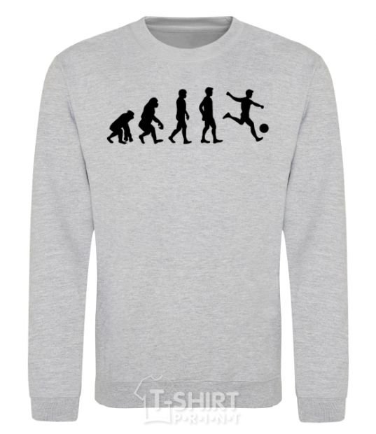 Sweatshirt Evolution soccer sport-grey фото