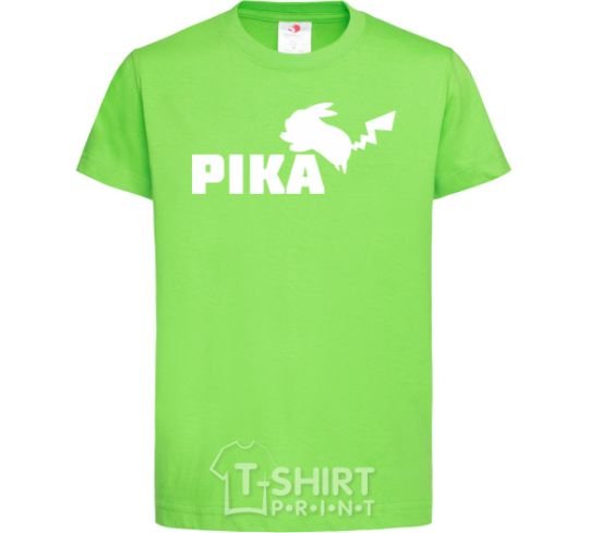 Детская футболка Pika Лаймовый фото