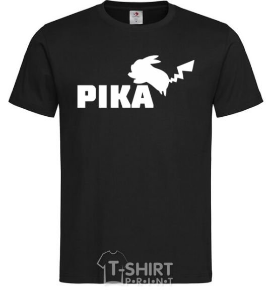 Men's T-Shirt Pika black фото