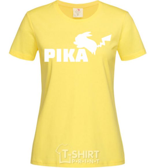 Women's T-shirt Pika cornsilk фото