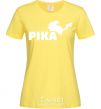 Women's T-shirt Pika cornsilk фото