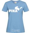 Женская футболка Pika Голубой фото