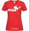 Женская футболка Pika Красный фото