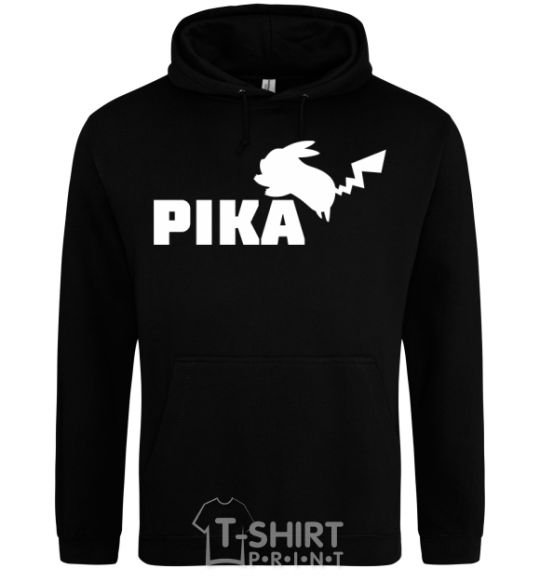 Men`s hoodie Pika black фото