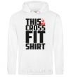 Men`s hoodie This is my crossfit shirt White фото