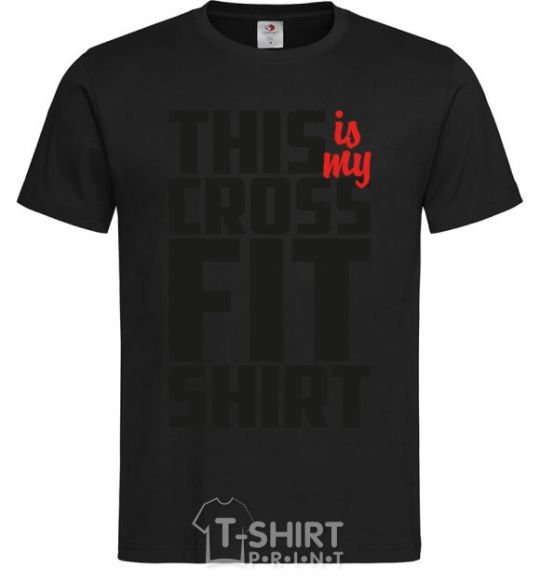 Men's T-Shirt This is my crossfit shirt black фото