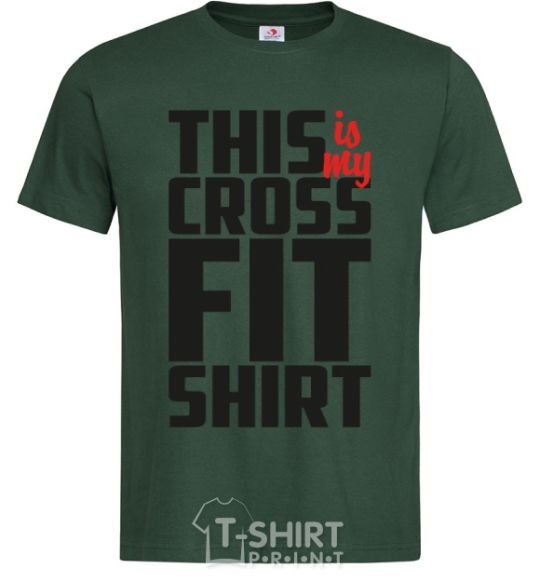 Men's T-Shirt This is my crossfit shirt bottle-green фото