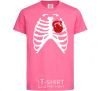 Kids T-shirt Chest with a kettlebell heliconia фото