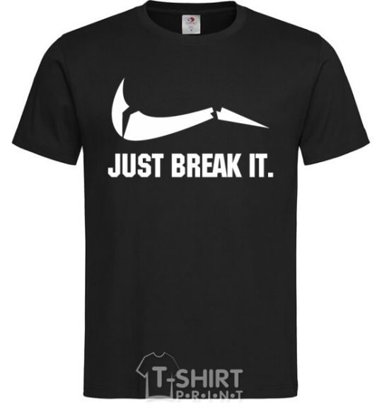 Men's T-Shirt Just break it black фото