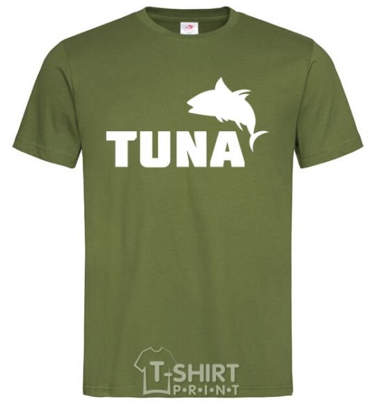Мужская футболка Tuna Оливковый фото