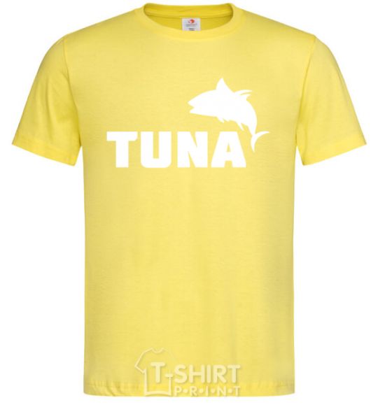 Мужская футболка Tuna Лимонный фото