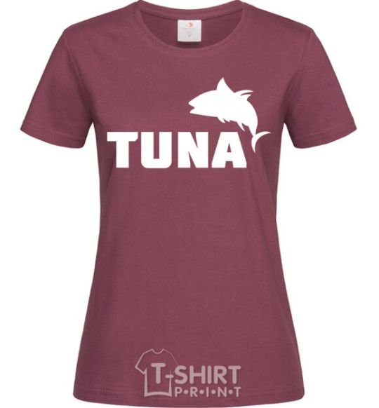 Женская футболка Tuna Бордовый фото