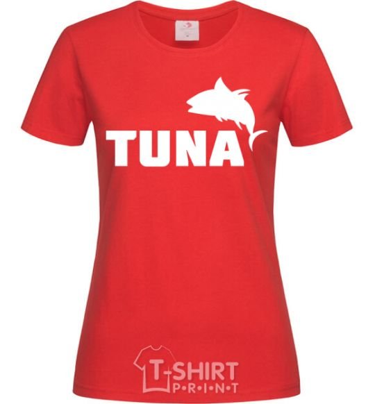 Женская футболка Tuna Красный фото