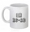 Ceramic mug Read White фото