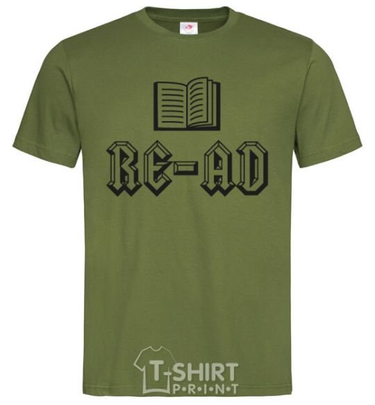 Men's T-Shirt Read millennial-khaki фото