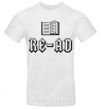 Men's T-Shirt Read White фото