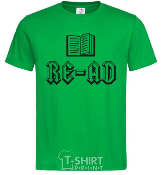 Men's T-Shirt Read kelly-green фото