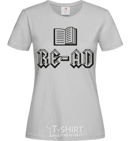 Women's T-shirt Read grey фото