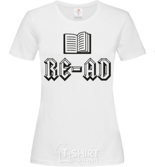 Women's T-shirt Read White фото