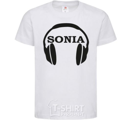 Kids T-shirt Sonia White фото