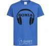 Kids T-shirt Sonia royal-blue фото