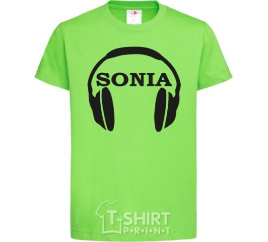 Kids T-shirt Sonia orchid-green фото