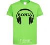 Kids T-shirt Sonia orchid-green фото