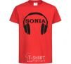 Kids T-shirt Sonia red фото