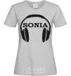 Women's T-shirt Sonia grey фото