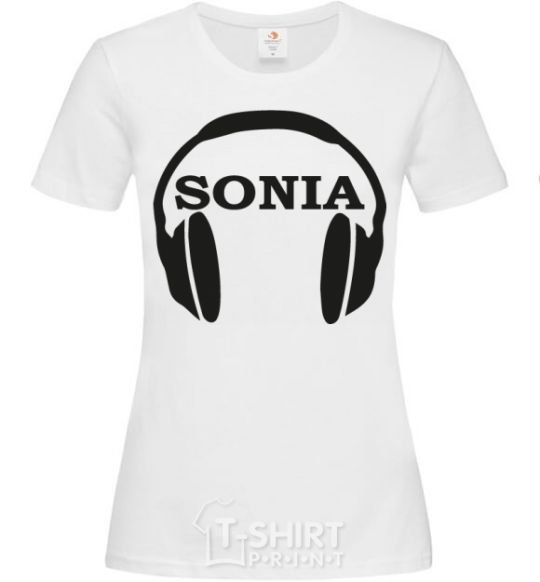 Women's T-shirt Sonia White фото