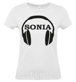 Women's T-shirt Sonia White фото
