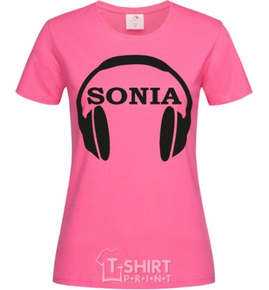 Женская футболка Sonia Ярко-розовый фото