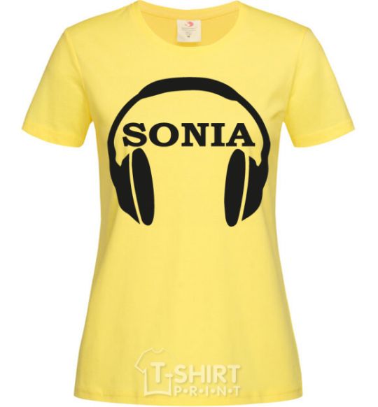 Women's T-shirt Sonia cornsilk фото