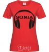 Women's T-shirt Sonia red фото