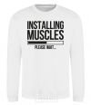 Sweatshirt Installing muscles White фото