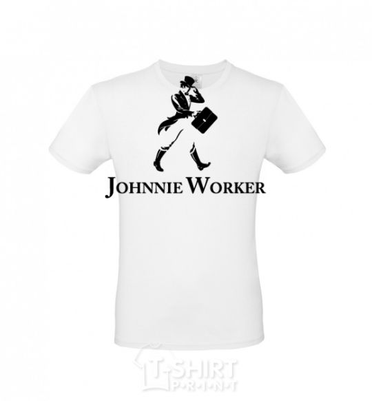 Men's T-Shirt Johnnie Worker White фото