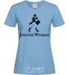 Women's T-shirt Johnnie Worker sky-blue фото