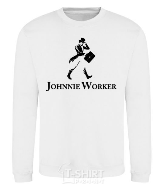 Sweatshirt Johnnie Worker White фото