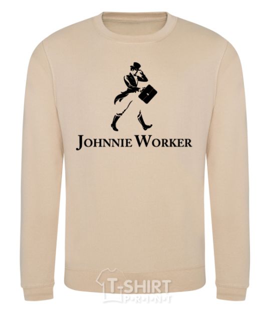 Sweatshirt Johnnie Worker sand фото